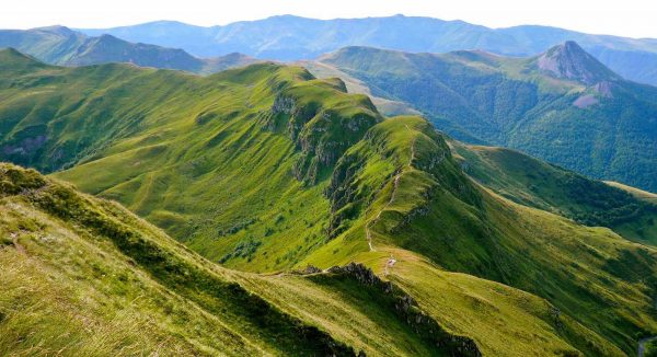 Photo des montagnes d'Auvergne